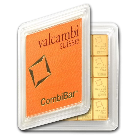 20x 1 gram Gold CombiBar™ - Valcambi (In Assay) 20x 1 gram Gold CombiBar™ - Valcambi (In Assay)
